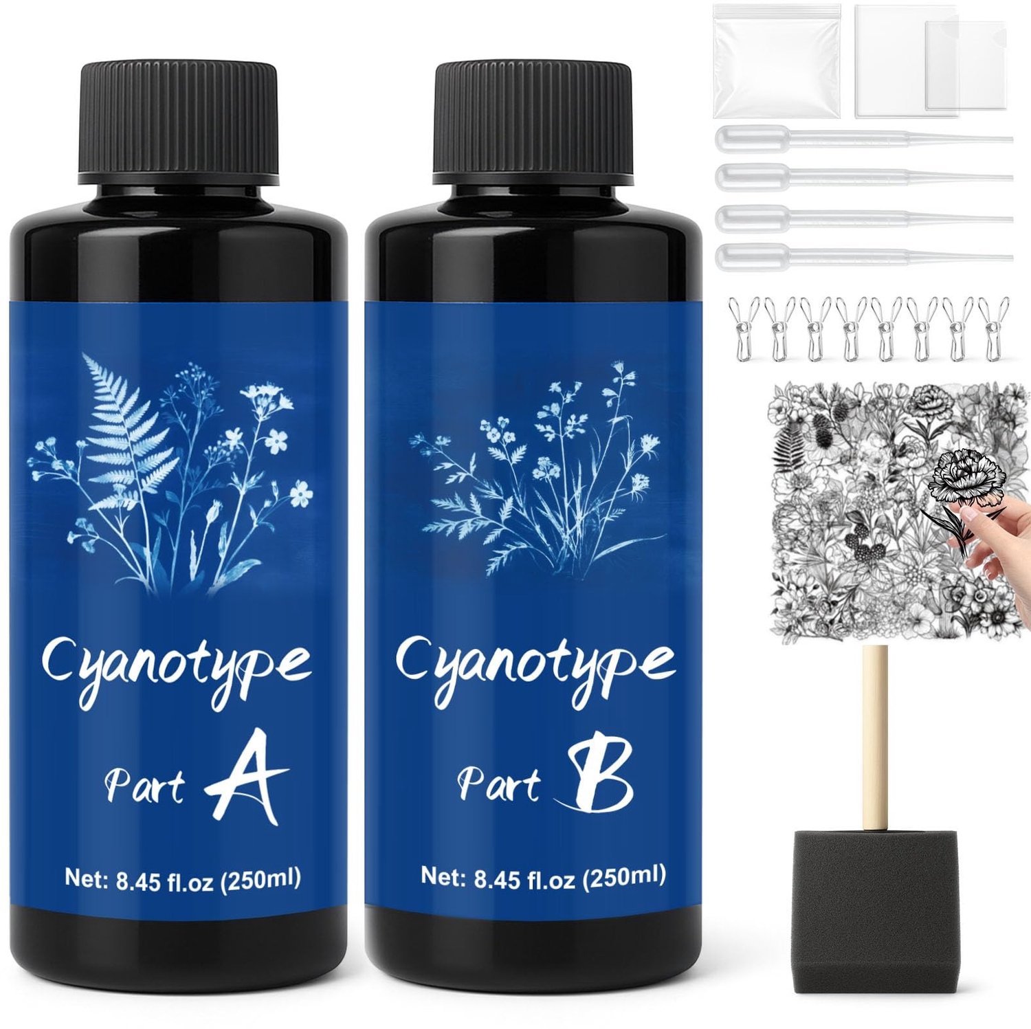 Famanu – Zonnedruk kit voor blauwdrukken op papier en textiel