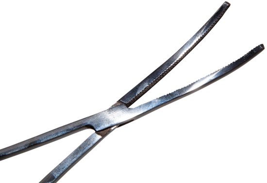 Ultimate Curved Forceps 10cm / 4'' - Onthaaktang — afbeelding 3