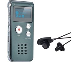Digitaal dicteerapparaat met spraakherkenning - 8 GB voor interviews en lezingen