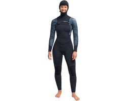 2026 Roxy Dames Swell Natural 5/4mm Borst Ritssluiting Met Capuchon We