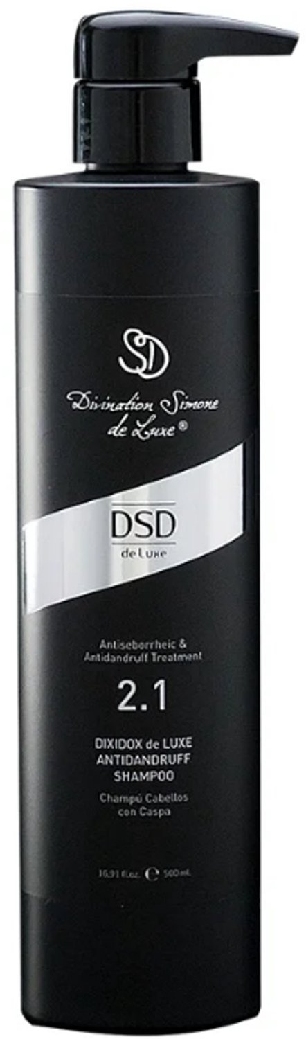 DSD De Luxe Antiroosshampoo 2.1 - Antiseborroïsch - Antischilfers - Verlicht Jeuk - Voorkomt Terugkeer Roos - Verfrissende Werking - 500 ml