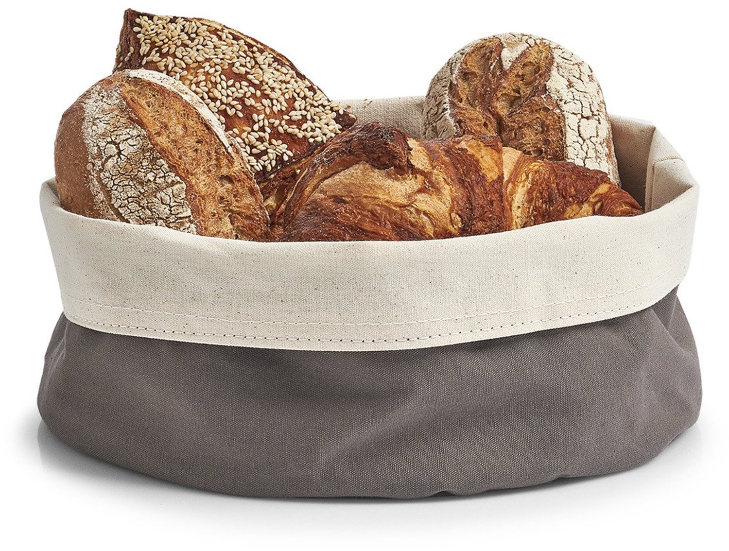 ZELLER - Broodmandje voor brood en broodjes, Ø 25 x 13 cm