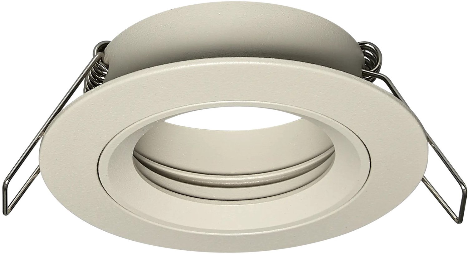 Saturn inbouwspot met vaste, niet-kantelbare uitvoering in de kleur beige