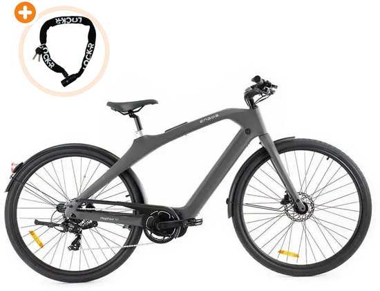 ENGWE Mapfour N1 Pro - Elektrische Fiets - 28 inch - 250W motor - Actieradius tot 100 km - Hydraulische remmen - 360Wh accu - Grijs — afbeelding 5