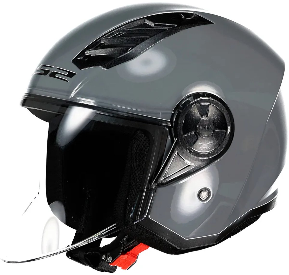 LS2 OF616 Airflow II Solid Nardo Grijs 06 Jethelm - Maat L - Helm – foto 7