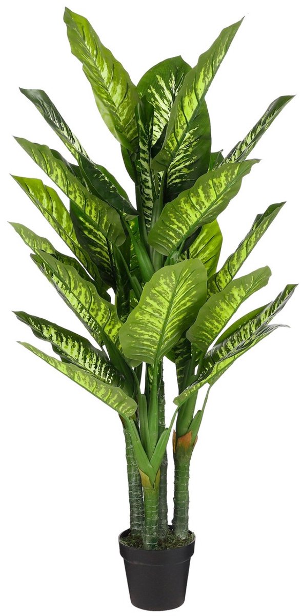 Mica Decorations Dieffenbachia Kunstplant - H150 x Ø70 cm Groen