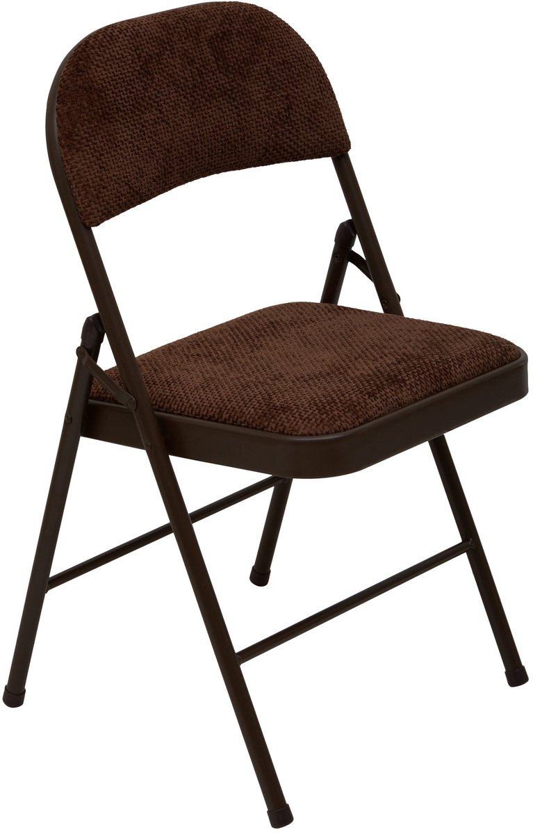 5 Five Simply Smart 5Five Vouwstoel/Klapstoel Flexy - Metalen Frame - 47x47x80cm - Bruin
