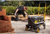 Stanley SXWTD-FT585 2-in-1 Steekwagen en Plateauwagen - Steekkar max. 70KG - Platformwagen max. 137KG - Transportwagen Inklapbaar - Transportwagen met Stevige Wielen - Kunststof/ Staal