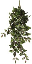 Mica Decorations Tradescantia Kunst Hangplant - L15 x B20 x H54 cm - Groen