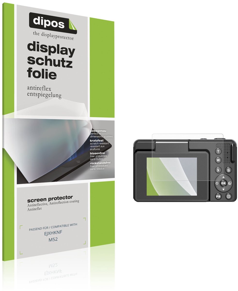 dipos – 4x Matte Beschermfolie geschikt voor EJXHKNF M52 | Krasbestendige & antireflecterende Screenprotector Ultra-Thin