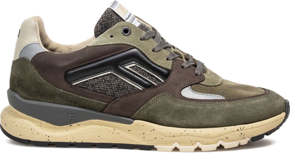 Floris Van Bommel Sfm-10154 De Treener Sneakers - Textiel - Heren - Groen - Maat 48