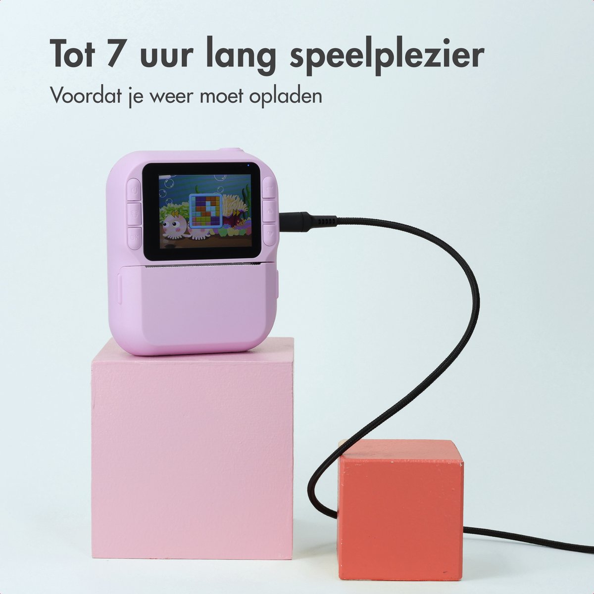 imoshion Kids Camera met Fotoprinter met 10-pack Printpapier - Lila — cadeau in Spellen & Speelgoed - foto 5