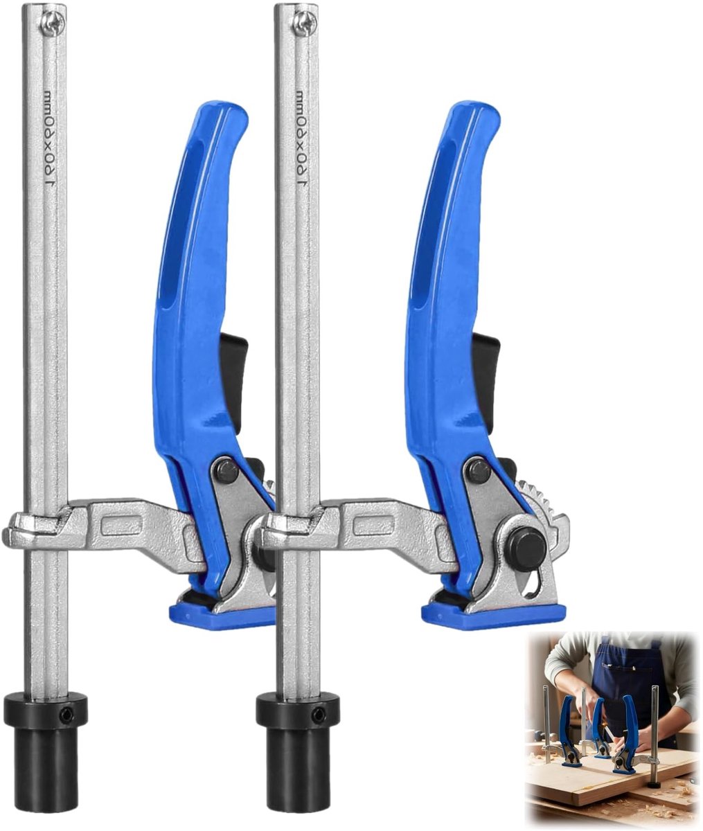 Elzusha - Set van 2 Stalen Klemhouders - Geschikt voor Bessey One-Hand Holder