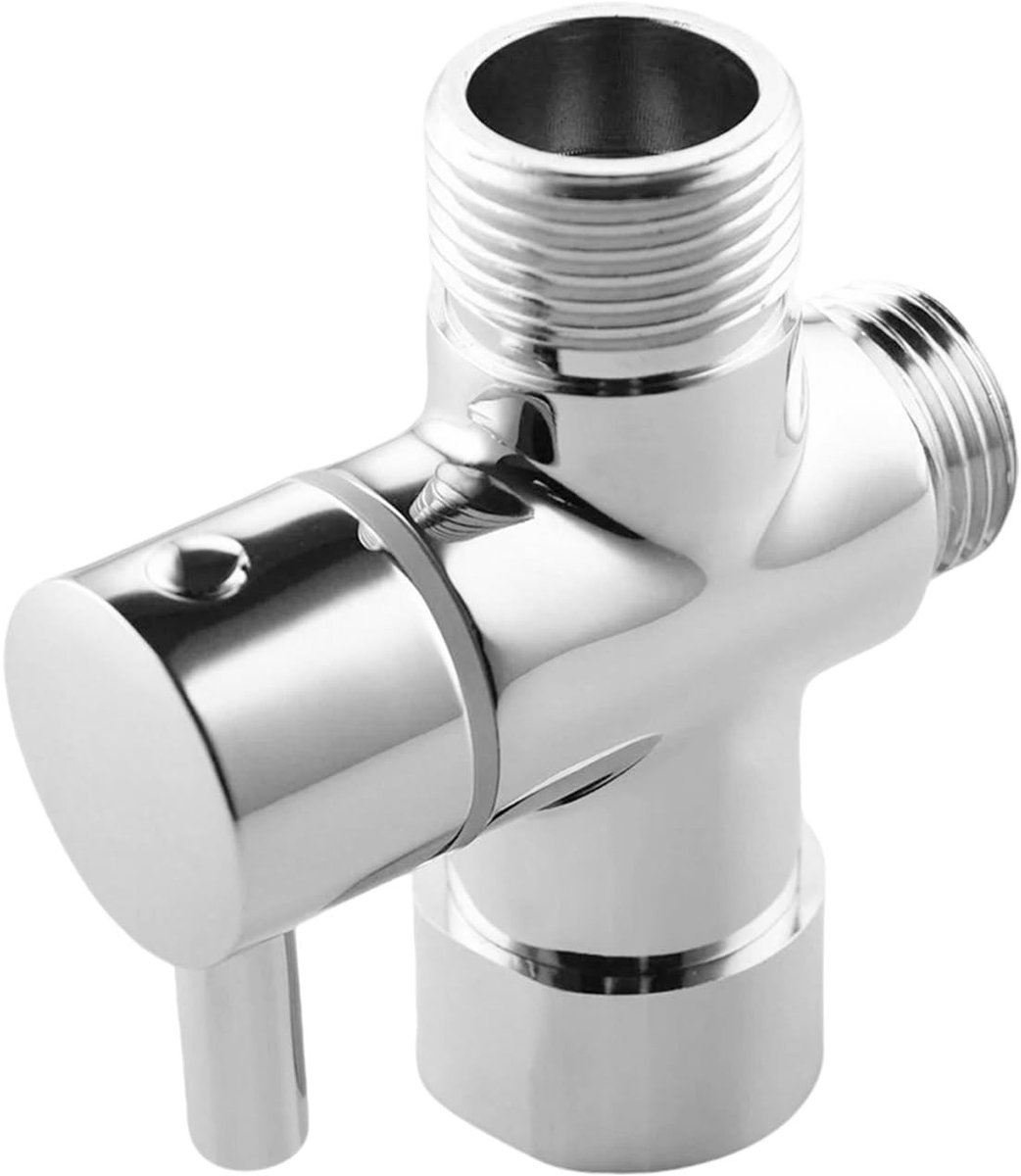 Elzusha - Douche-arm Omschakelventiel - 3-weg 1/2 inch Messing Douche-T-adapter