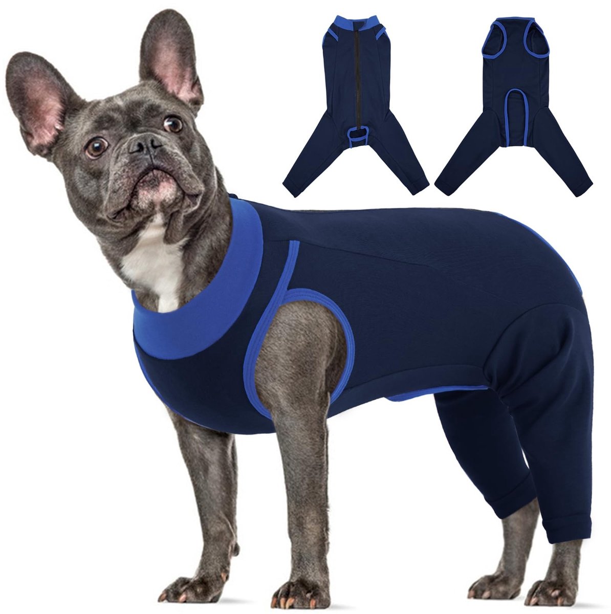 Elzusha - Dieren Herstelpak voor Honden - Comfortabel en Ademend - Marineblauw