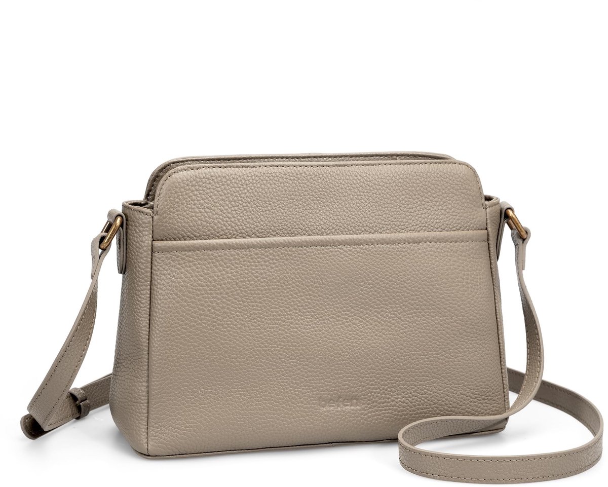 Elzusha - Anti-Diefstal Crossbody Tas van Echt Leer met RFID Sleuven