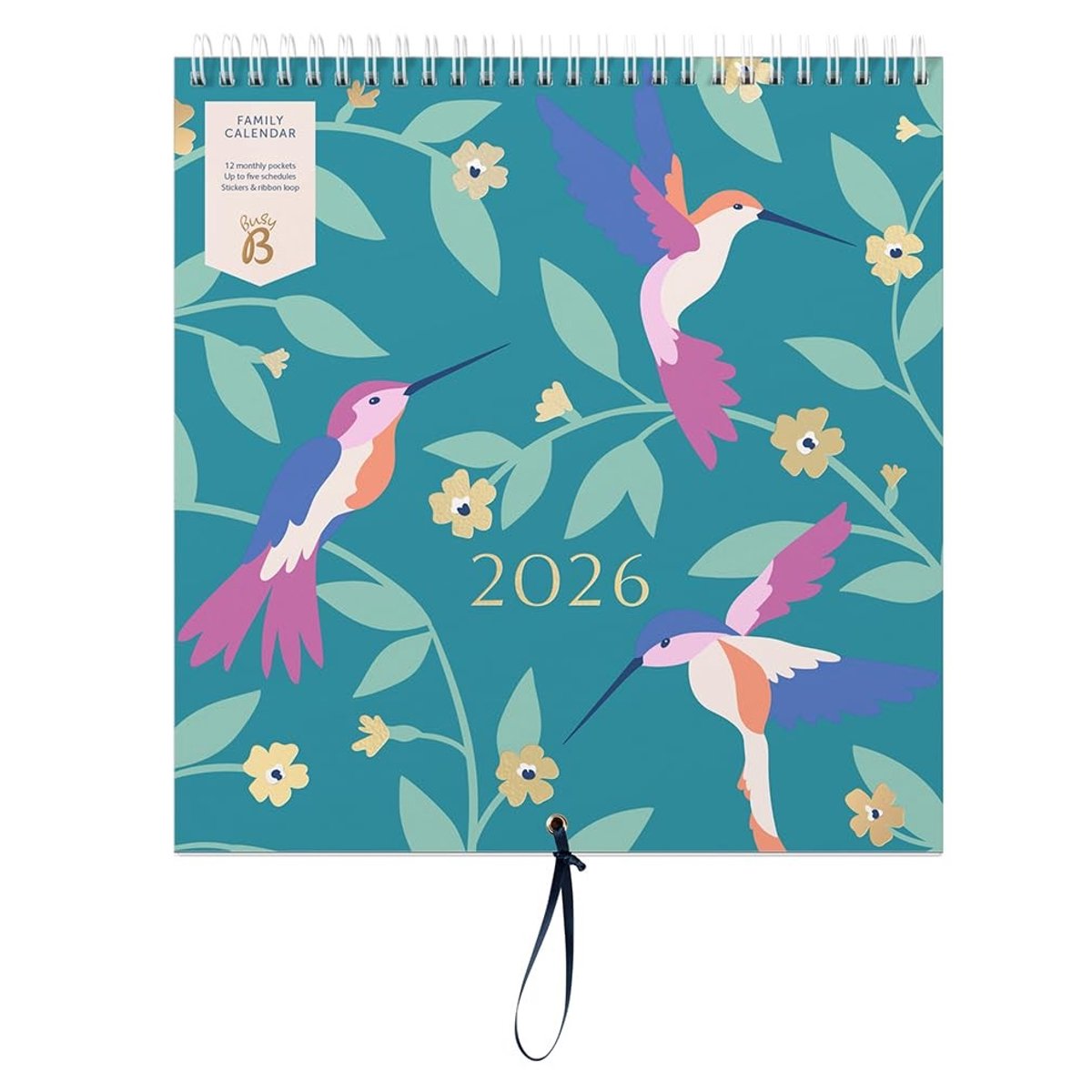 Elzusha - Familiekalender 2026 met Opslagvakken