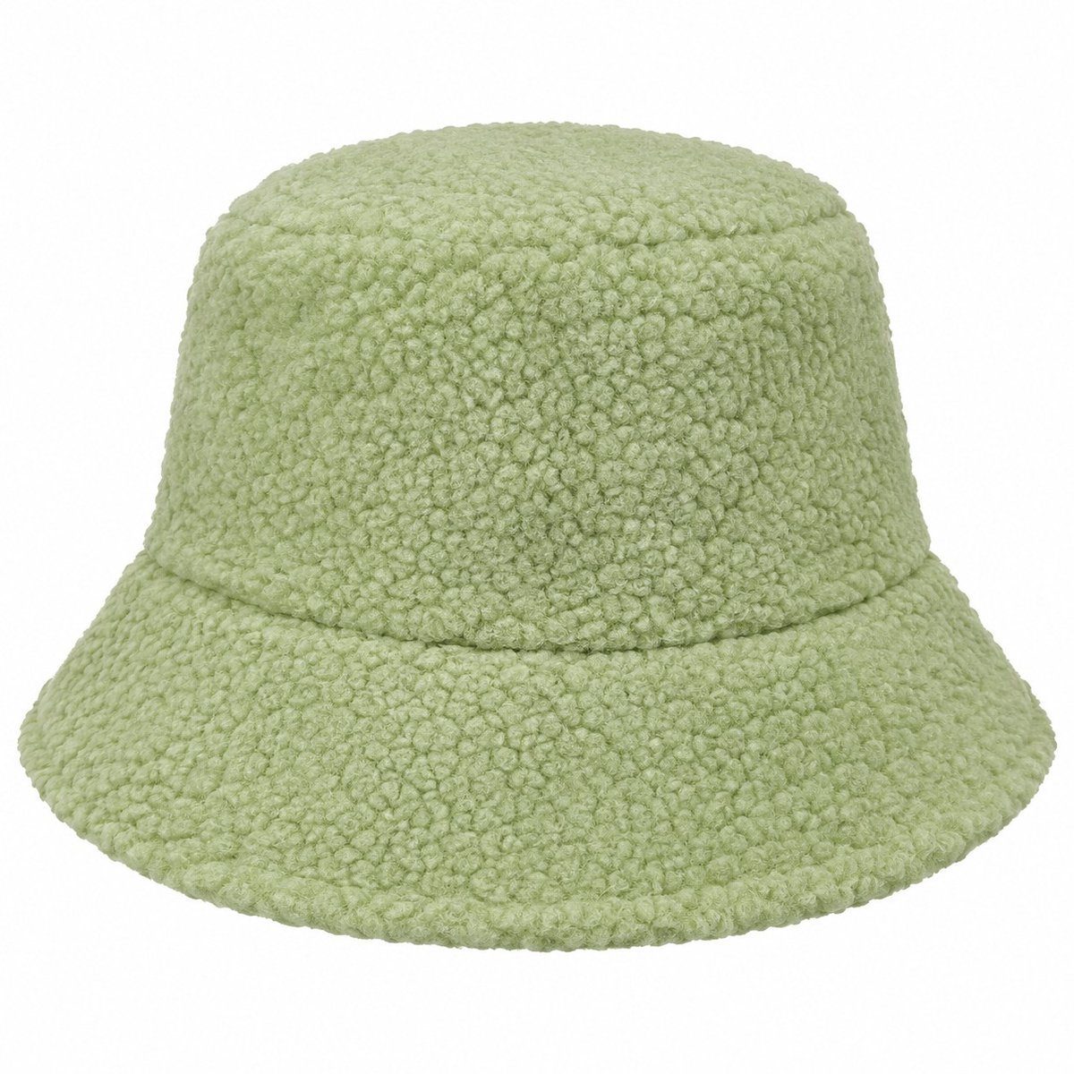 Haarsoires Bucket Hat Hoedje – Teddy – Groen - Vissershoedje - voor Dames & Heren