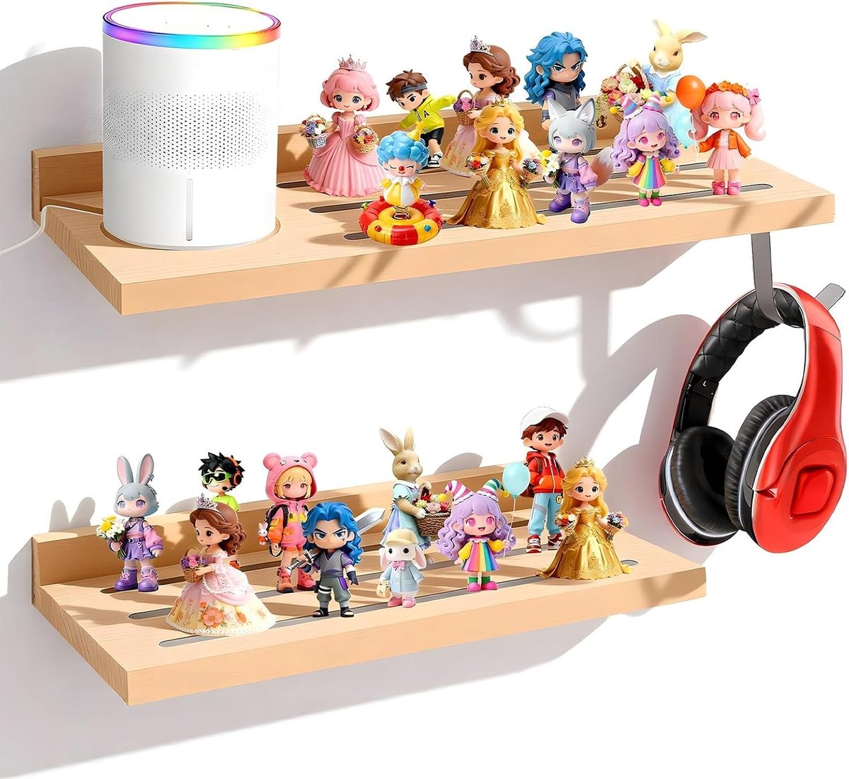 Magnetische Muurplank voor Speelklokken, Accessoires voor Kinderspeelgoed, Sterke Metalen Plank, Geschikt voor Diverse Opbergbehoeften