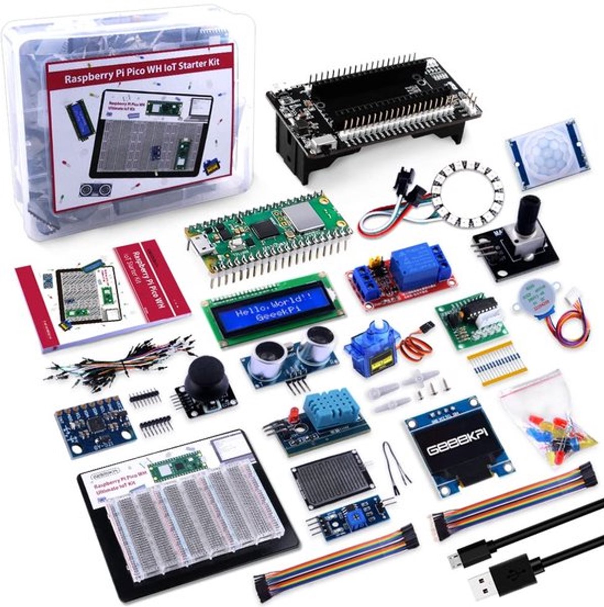 Golden crown - IoT Starter Kit - MicroPython Programmering Kit - Geschikt voor