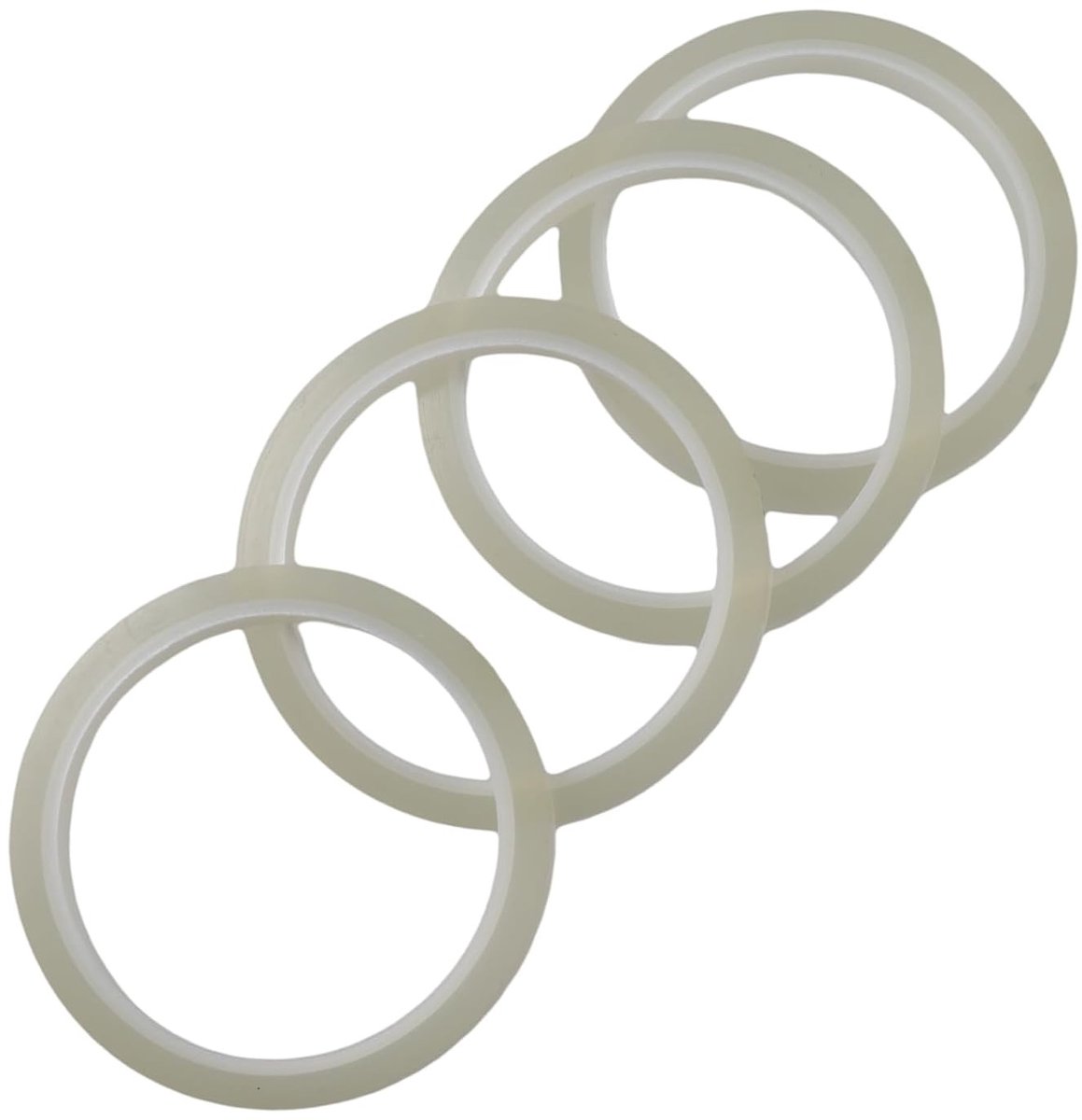 Hittebestendige tape voor hittepers, 10 mm breed, transparant, ideaal voor sublimatie, warmteoverdracht en knutselen met elektronica.