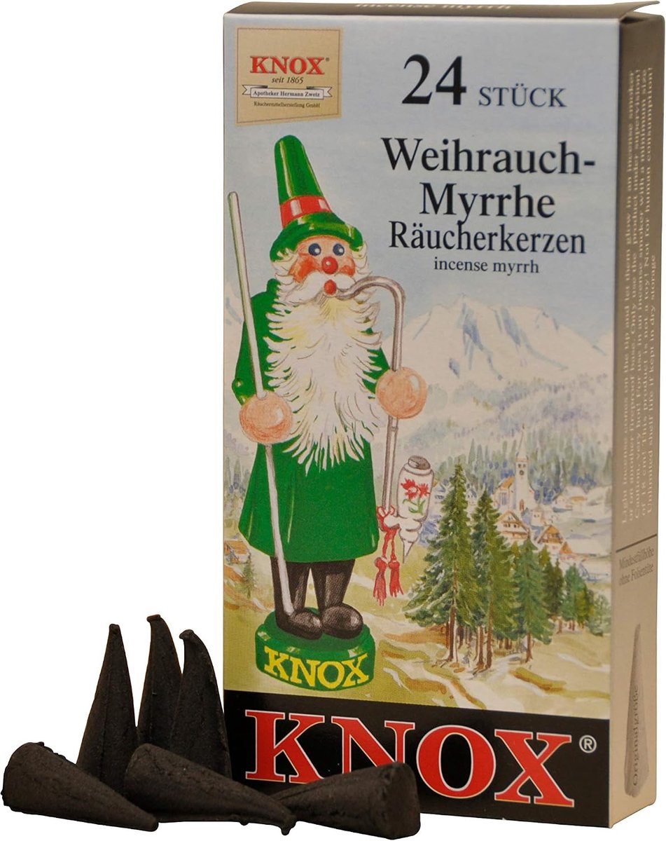 Sigro Knox Burners Myrre Incense Cones, Black, One Size - ShopVlot