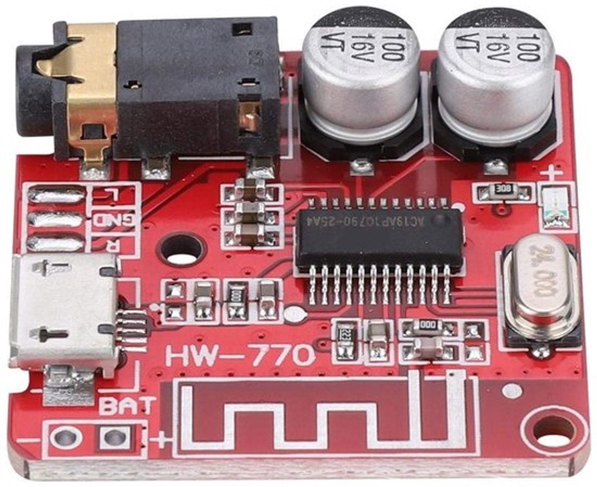 Bluetooth 4.1-versterkermodule - Universeel voor doe-het-zelfprojecten - Micro-USB 5V - Ideaal voor speakers - ShopVlot