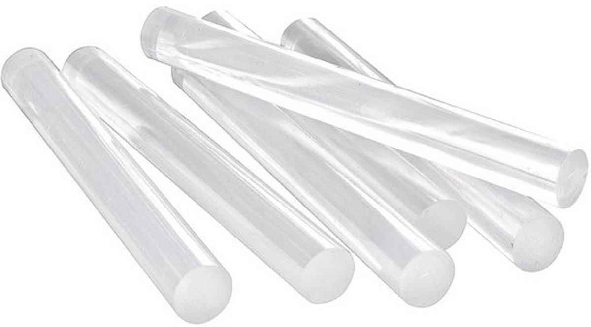 Lijmsticks - 11,2 mm x 10 cm - Set van 6 stuks - voor lijmpistool
