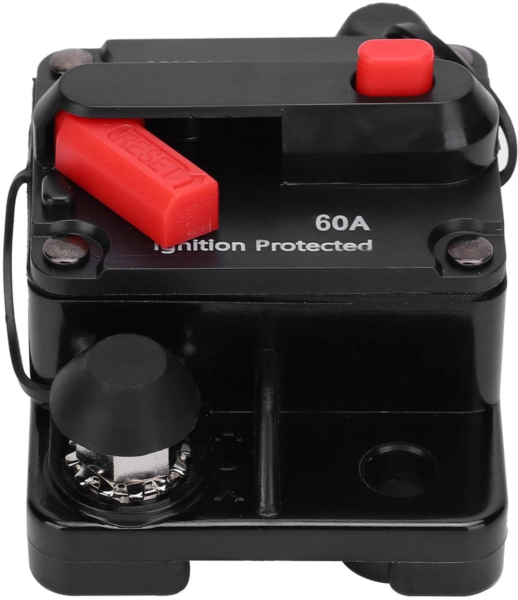 Circuitbreaker 60A - Automatische Reset - Koperen constructie - Betrouwbaar voor buitengebruik - ShopVlot