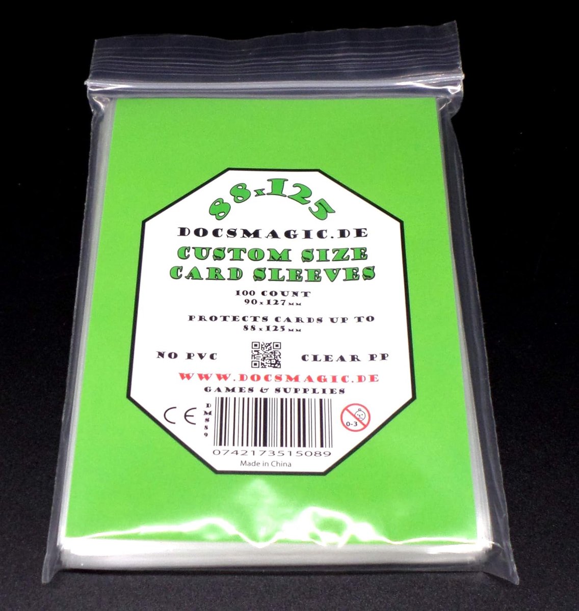 Kaartprotectors 90 x 127 mm - 50 micron dik - 100% transparant - Voor optimale bescherming - ShopVlot