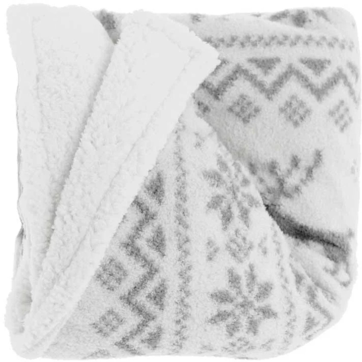 Unique Living Plaid Mirre Dark Grey - 130x160cm Grijs