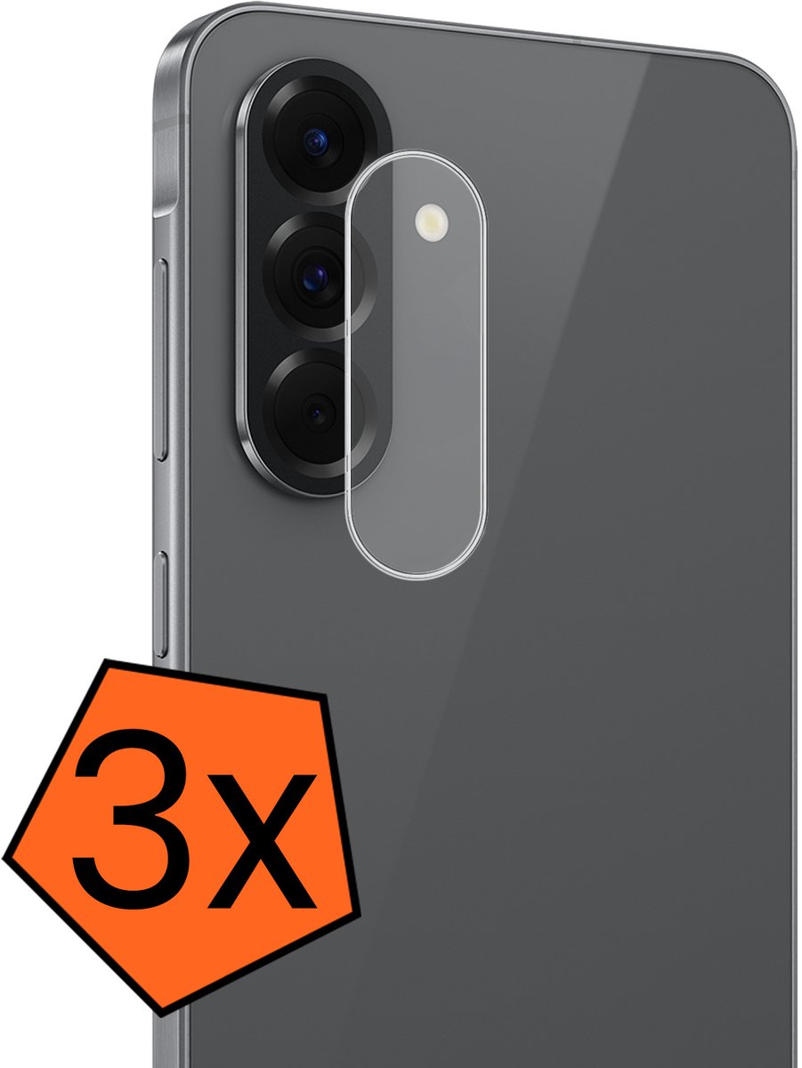 Camera Lens Protector - 3 Stuks - Geschikt voor Samsung Galaxy A18 - Camera Screenprotector - Gehard Glas - Beschermglas - Tempered Glass - Screen Protector