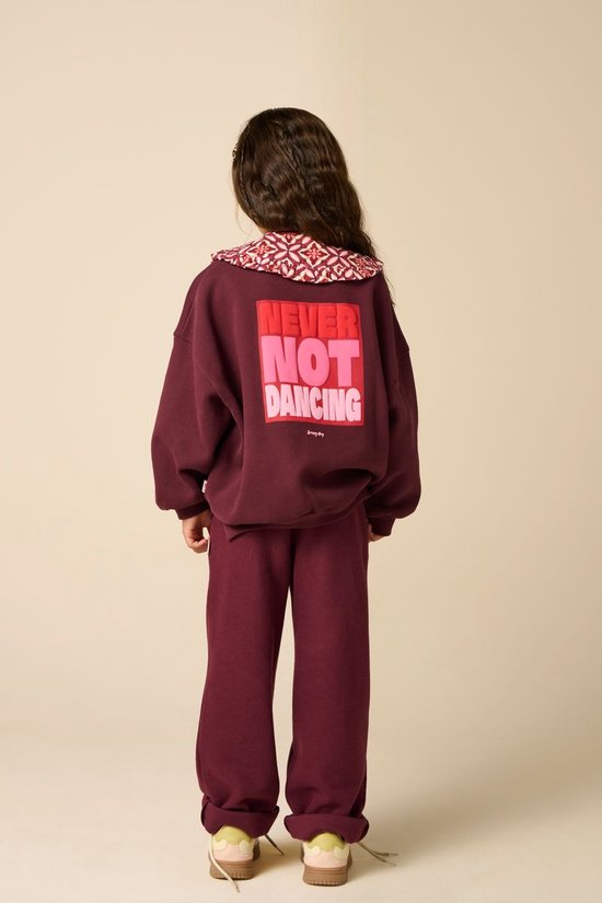 Donkerrode Oversized Sweater