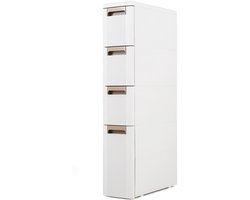 COSTWAY Nischenkast smal met wielen, nisrek 20 cm breed