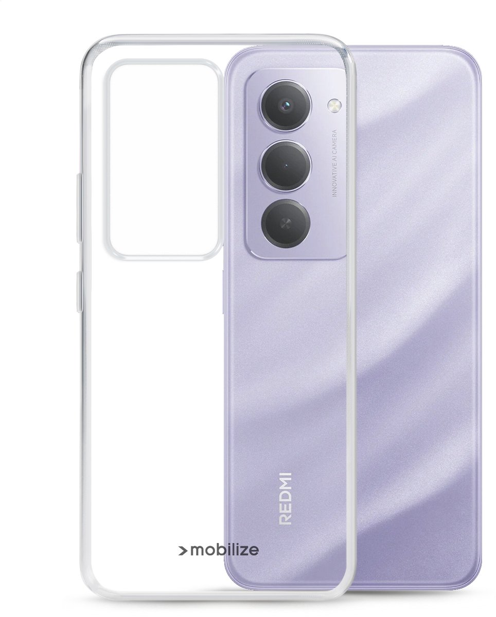 Mobilize Gelly Case - Geschikt voor Xiaomi Redmi 17C 5G - Clear