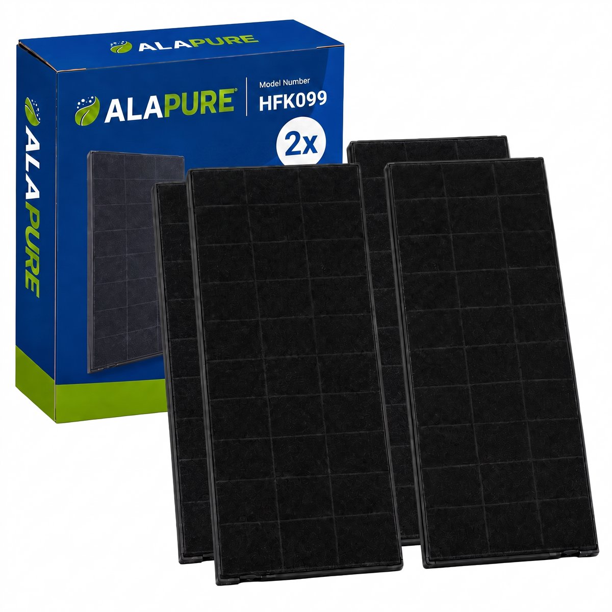 2x Koolstoffilter voor DeDietrich AK912AE1 (2St.)