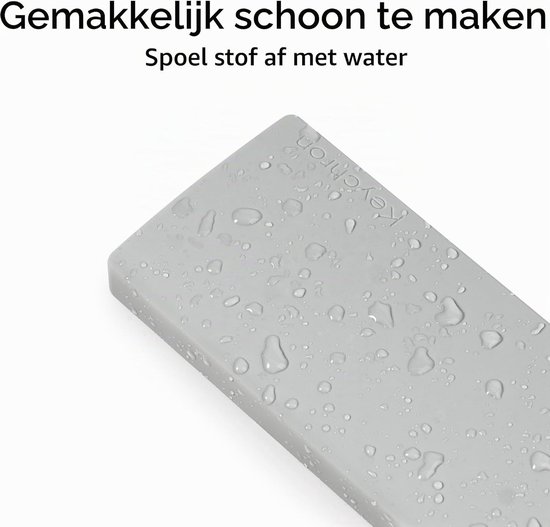 Zachte en gladde siliconen polssteun voor 75% compact toetsenbord, 12.9 inch, antislip basis, ergonomisch ontwerp en comfortabele ondersteuning — afbeelding 3