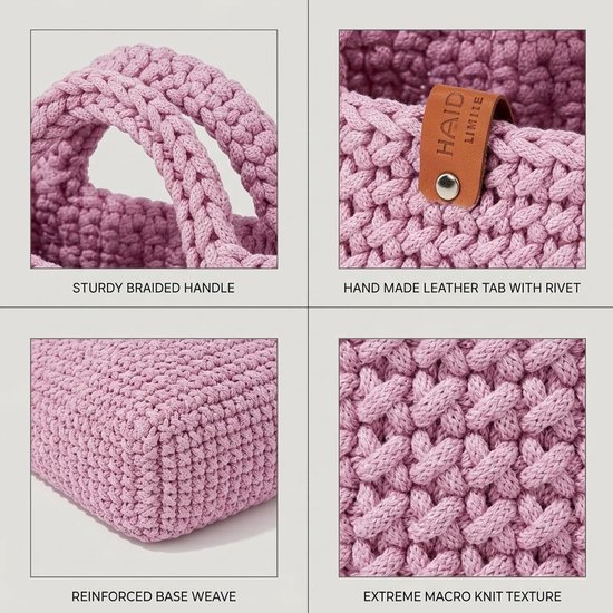Haakset voor beginners met handleiding, ideaal voor handwerken en creatief haken (roze) — afbeelding 2