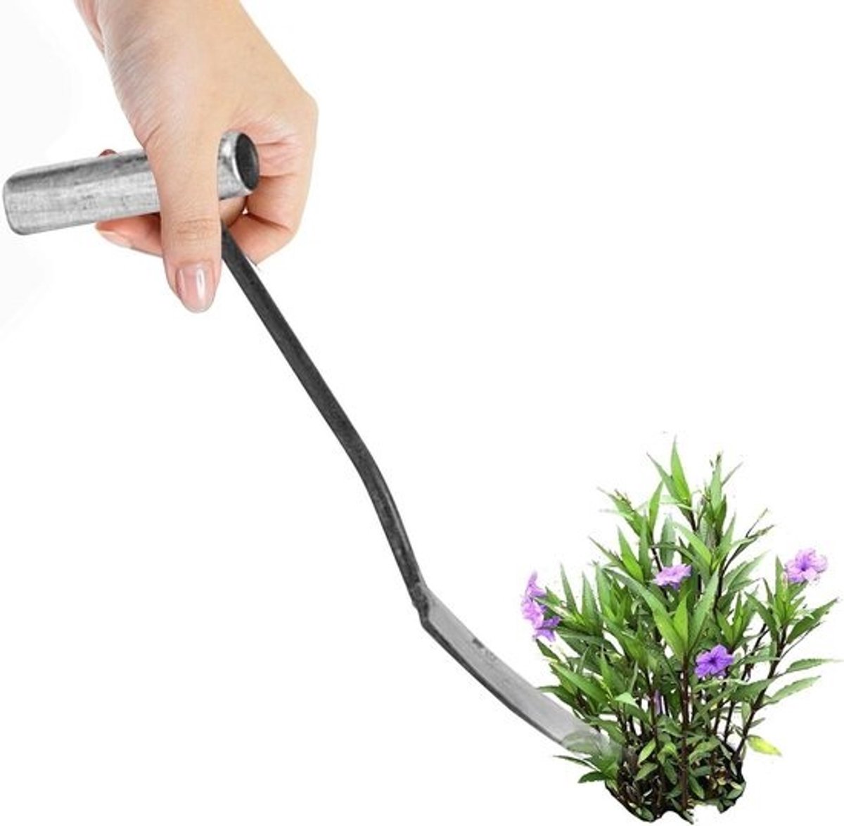 Tuinschep - Kleine troffel - Voor onkruid wieden - Ergonomische handgreep - Heavy duty uitvoering - IJzeren handvat