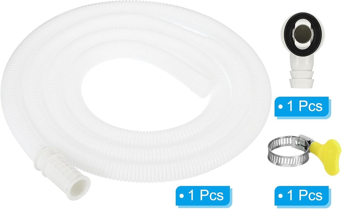 Lange Airconditioning Afvoerslang Kit van 6,5 ft/2 m - Ideaal voor Waterafvoer en HVAC Toepassingen