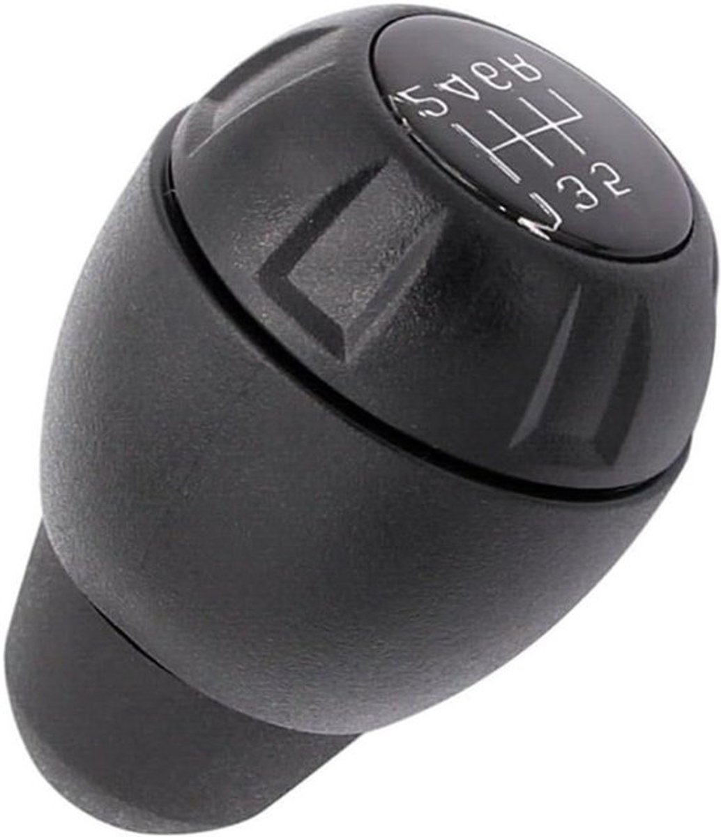 Schakelknop - Versnellingspookknop - Voor autorijden - 6 versnellingen - 120 gram - Zwart
