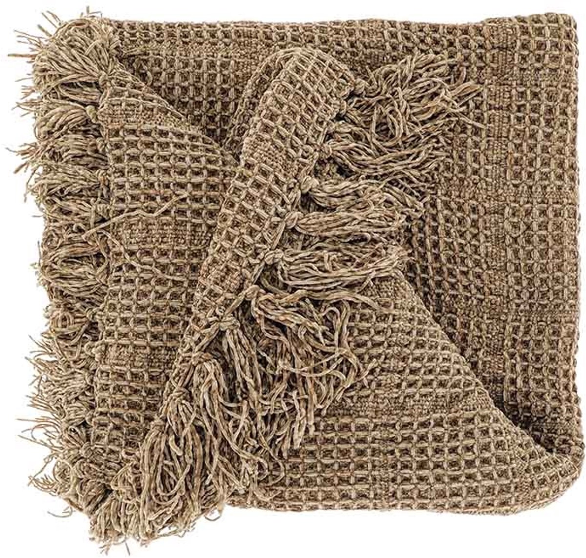 Unique Living Plaid Merle - Taupe - 130x160cm