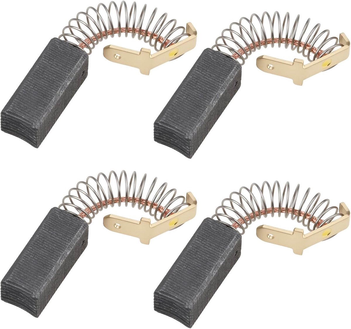 Carbonborstels 8x9x20mm - Vervangset voor Holzher Freesmachines - Herstelt motor efficiëntie - ShopVlot