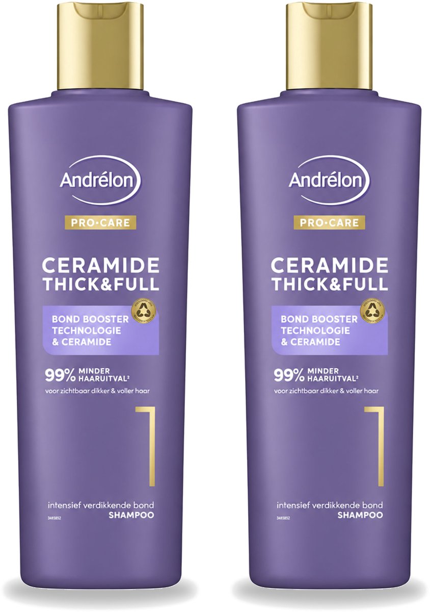 2 x Andrélon – Shampoo – Pro Care – 250 ml - Voordeelverpakking - 2 stuks
