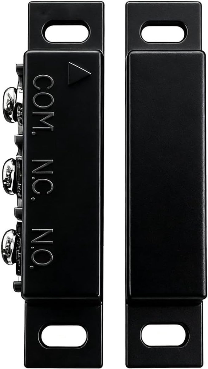 Magnetische Deursensor voor Kast en Raam - Normaal Open en Gesloten - 12V-100V Veiligheidssysteem met Converter Type