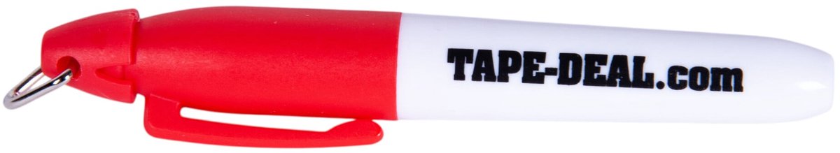 Tape-Deal Mini Permanent Marker Rood