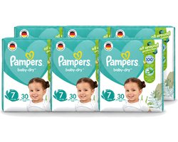 6 x Pampers – Luiers – Active Baby Dry Maat 7 – 30 Luiers - Voordeelverpakking - 6 stuks