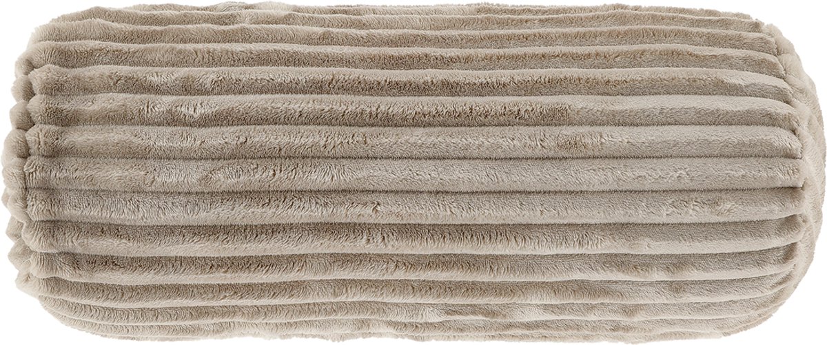 Unique Living Sierkussen Dez Ø20x45cmcm - Chateau Grey Grijs