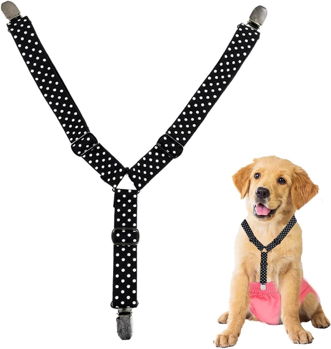 Hondenondergoed voor Vrouwelijke Honden, Warme Luier voor Dieren, Comfortabele Bescherming en Stevige Bevestiging