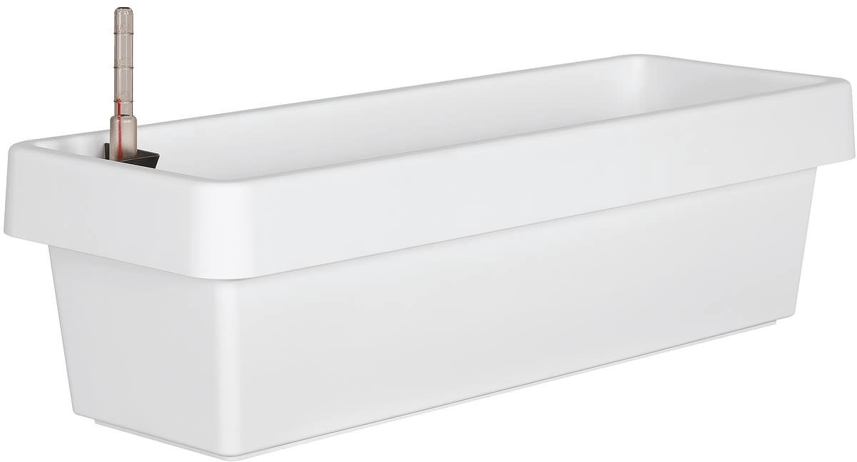 Geli Bewateringsbloembak VIVA Wit 60 x 21,2 cm - Kunststof